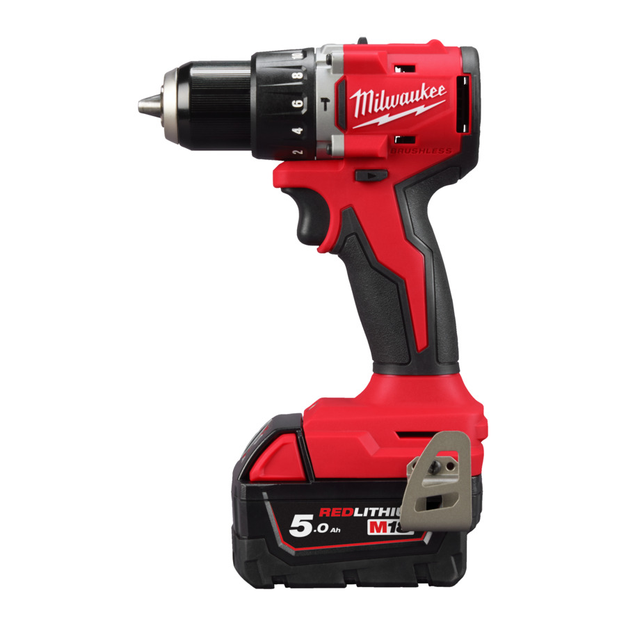 Milwaukee 4933492826 M18 BLPDRC-502C Cordless Impact Drill 18V 5.0Ah Li-Ion