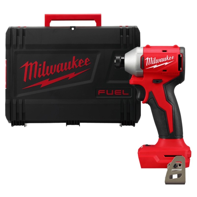 Milwaukee 4933492842 M18 BLIDR-0X Brushless 1/4 Hex Impact Screwdriver 18V excl. batteries and charger in HD Box
