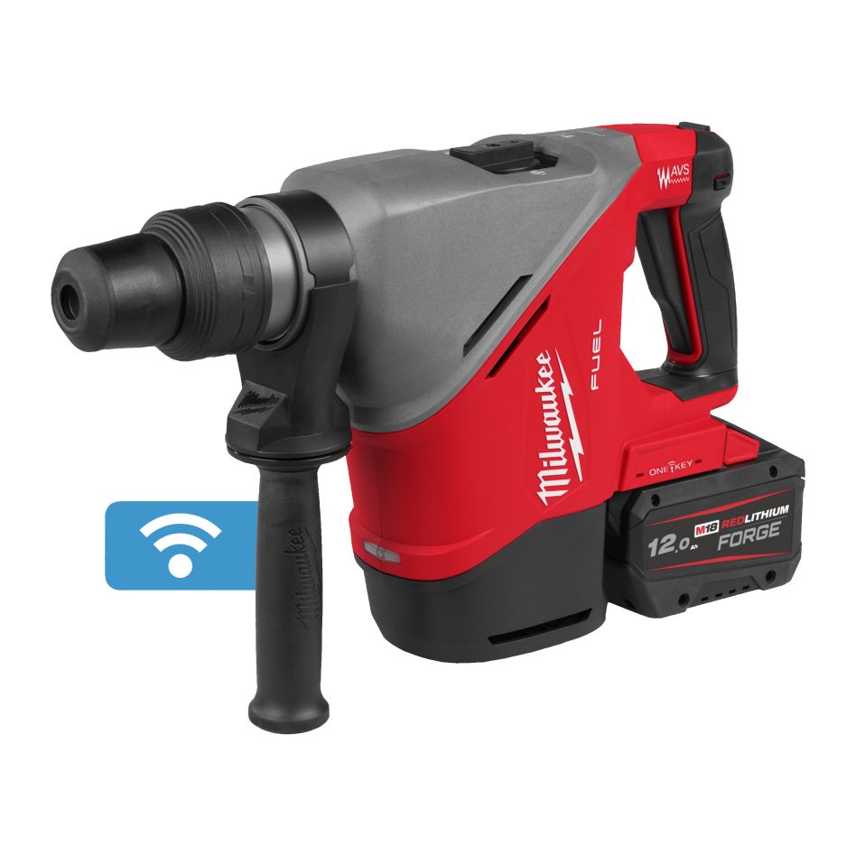 Milwaukee 4933493138 M18 FUEL FHACO540-122C SDS-Max Drill and Breaker Hammer 40mm 2x 12.0Ah battery and charger in case