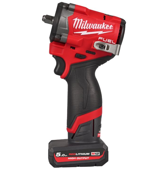 Milwaukee 4933493452 M12 FCIWF38G3-502X 3/8" Impact Wrench 12 Volt 5.0 Ah