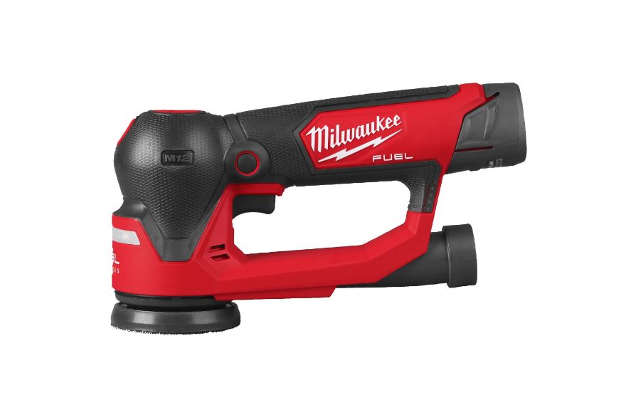 Milwaukee 4933498233 M12 FSDR75-202B Accu Eccentric Sander 75mm 12V 2.0Ah Li-Ion in Bag