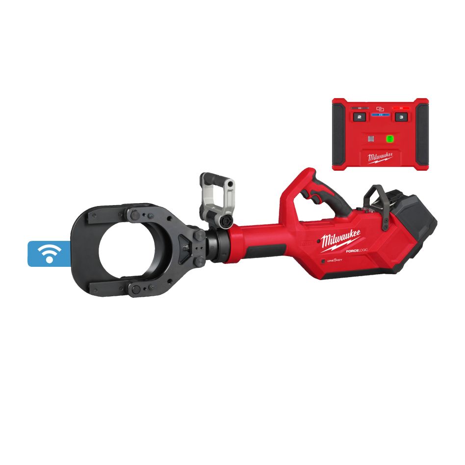 Milwaukee 4933499331 M18 FORCE LOGIC HSFC125R-802C Hydraulic Accu cable cutter 125 mm 2x 8.0Ah and charger in case