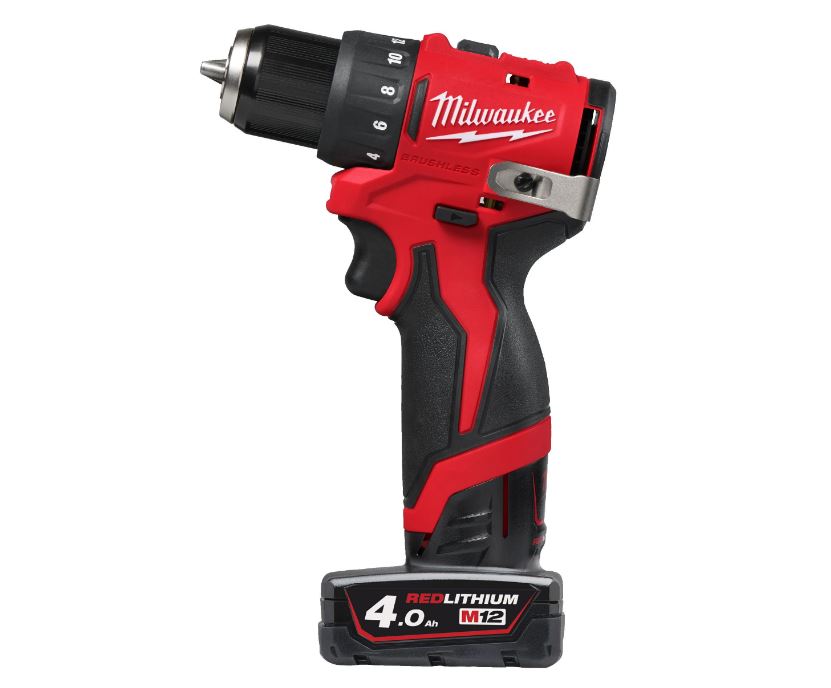Milwaukee 4933499688 M12 BLDDRC-402C Compact drill driver 12V 4.0Ah Li-Ion