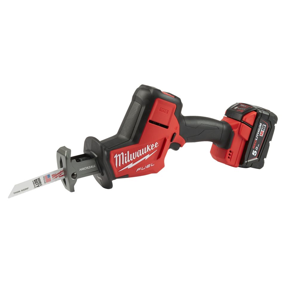 Milwaukee 4933500562 M18 FUEL FHZ-502X HACKZALL Accu recirc saw 2x 5.0Ah and charger in case