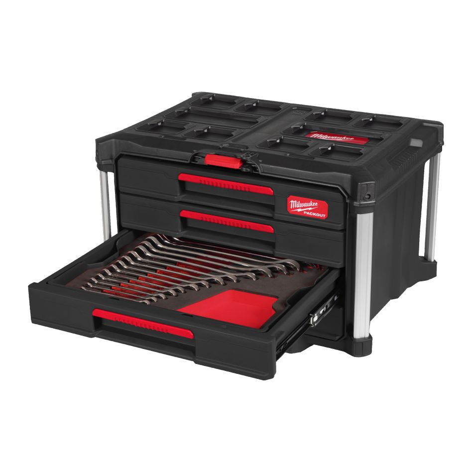 Milwaukee 4932501865 Set of various wrenches in PACKOUT 62-piece