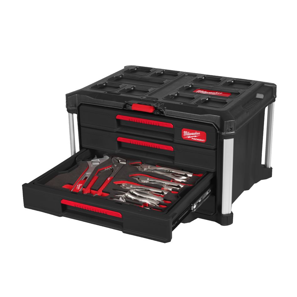 Milwaukee 4932501866 Set of screwdrivers, pliers and hammers in PACKOUT 76-piece