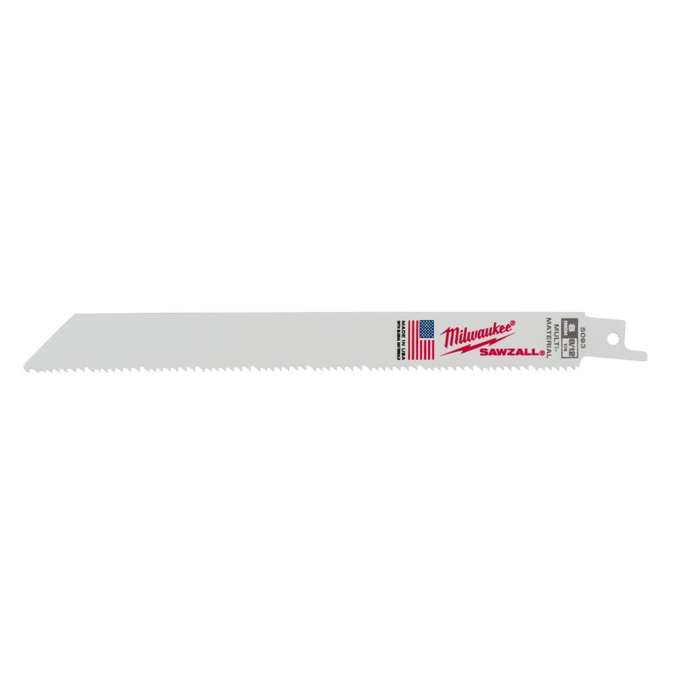 Milwaukee Accessories 48475093 SAWZALL Reciprocating saw blades 200 x 8/12T 5ST