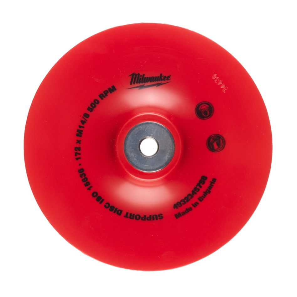 Milwaukee Accessories 4932345758 Flexible backing pad 170 mm, bore 14.2 mm