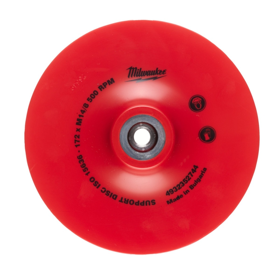 Milwaukee Accessories 4932352744 Flexible backing pad 170 mm, bore 22.2 mm