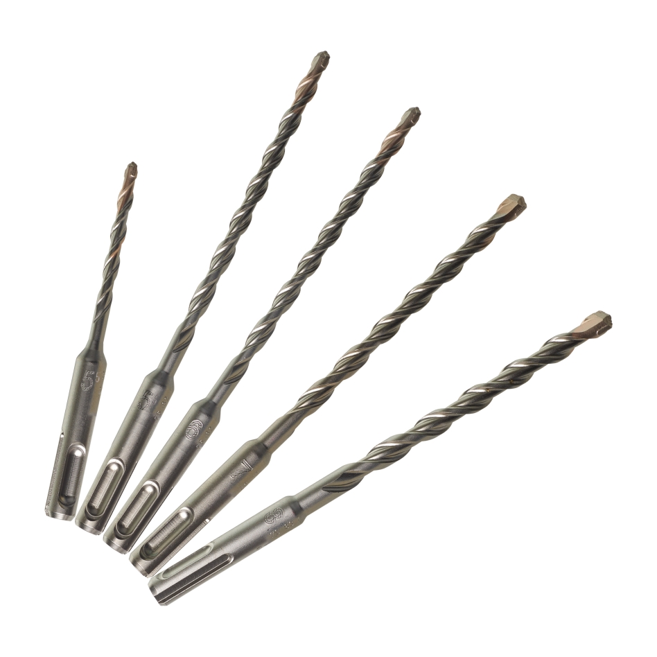 Milwaukee Accessories 4932352834 Set of SDS-plus hammer drills (5-piece) - Contents: Ø 5.5?x?110 mm and Ø 5.5?/?6?/?7?/?8?x?160 mm
