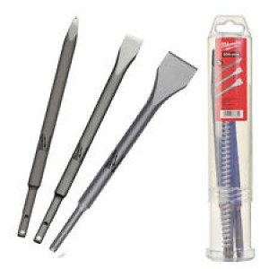 Milwaukee Accessories 4932430001 Starter set SDS-plus chisels (3-piece)