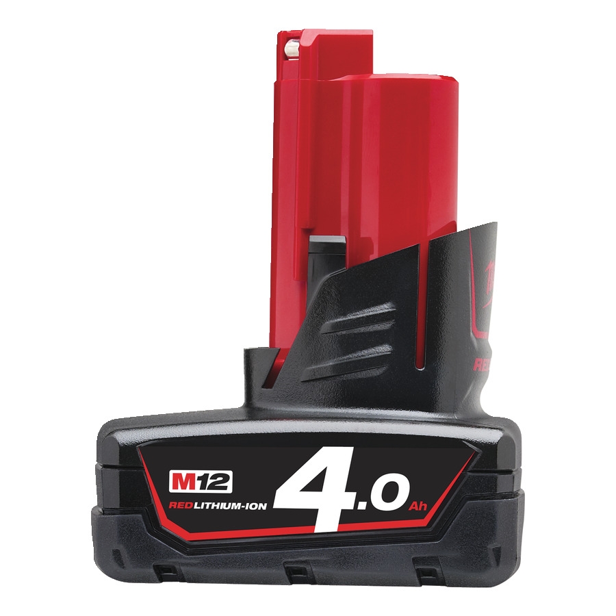 Milwaukee Accessories 4932430065 M12 B4 Battery M12 12v 4.0ah red Li-Ion