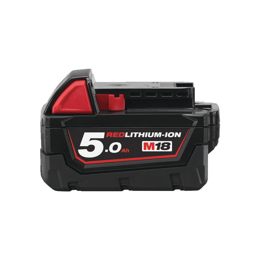 Milwaukee Accessories 4932430483 M18 B5 Battery 18V 5.0Ah Redlithium-Ion