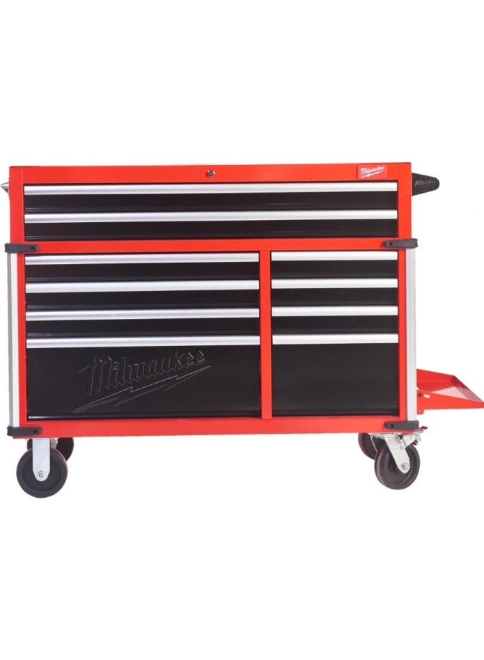 Milwaukee Accessories 4932478852 SRC46-1 46"/117 cm Steel Tool Cart with 10 Drawers