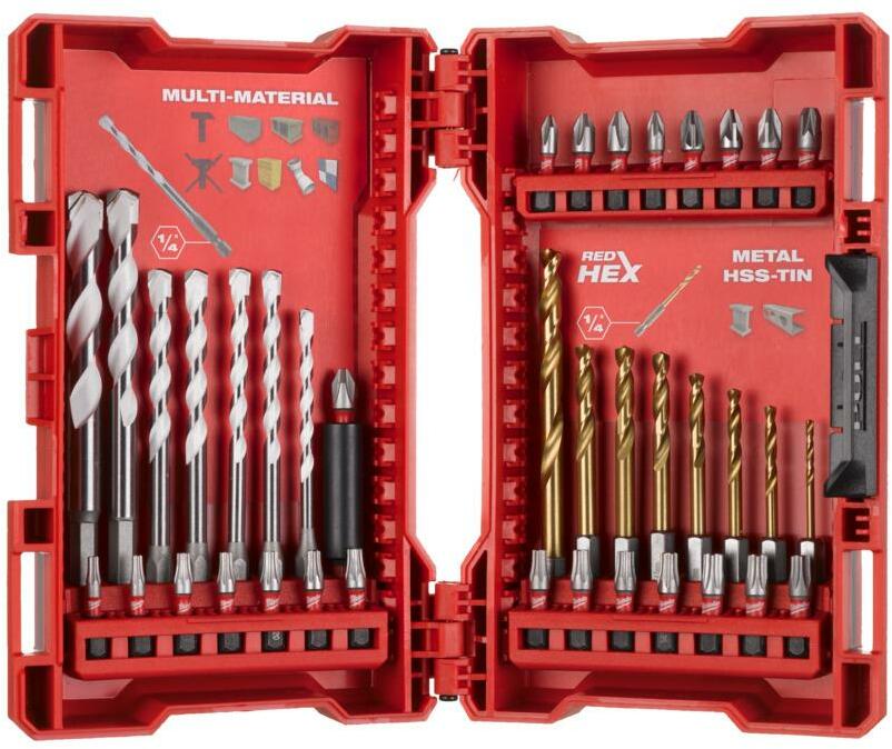 Milwaukee Accessories 4932479854 Shockwave Drill and Bit Set 39-piece