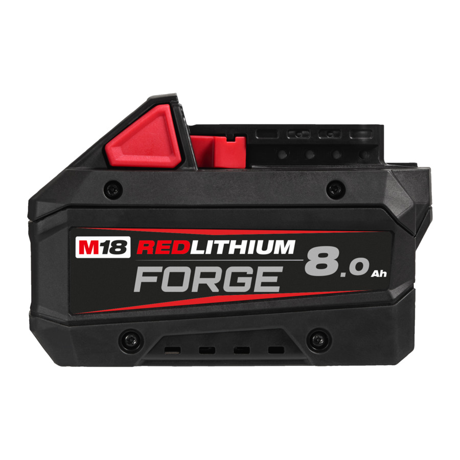 Milwaukee Accessories 4932492131 M18 FB8 FORGE Battery 18V 8.0Ah Redlithium-Ion