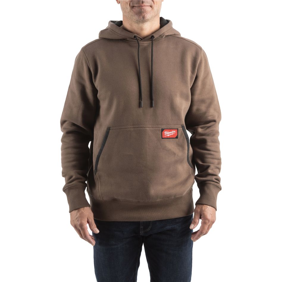 Milwaukee Accessories 4932493131 Work hoodie midweight brown S 1st
