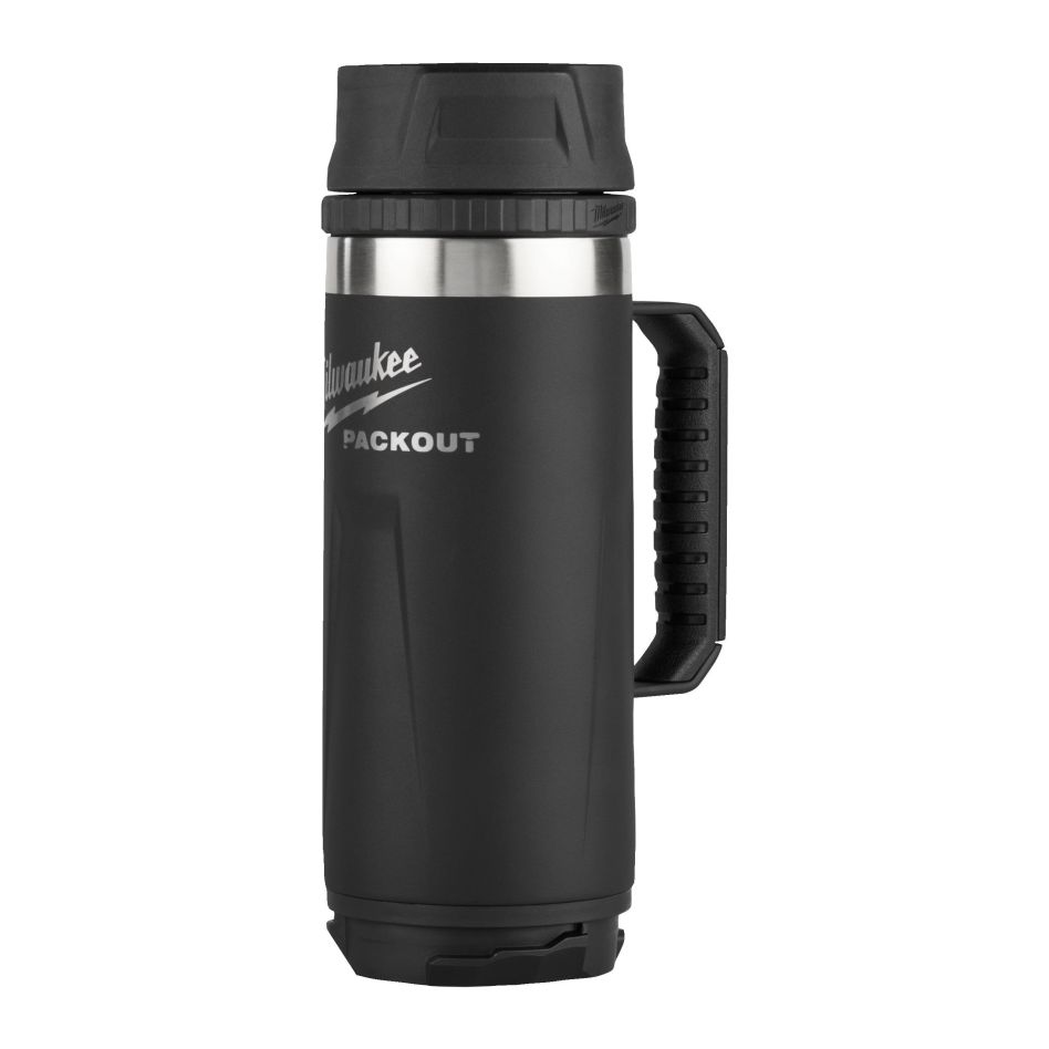 Milwaukee Accessories 4932493472 PACKOUT 532 ml mug with drinking cap black