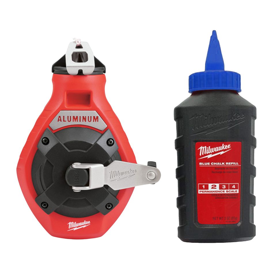 Milwaukee Accessories 4932493814 Impact line mill 30M narrow line incl. blue chalk