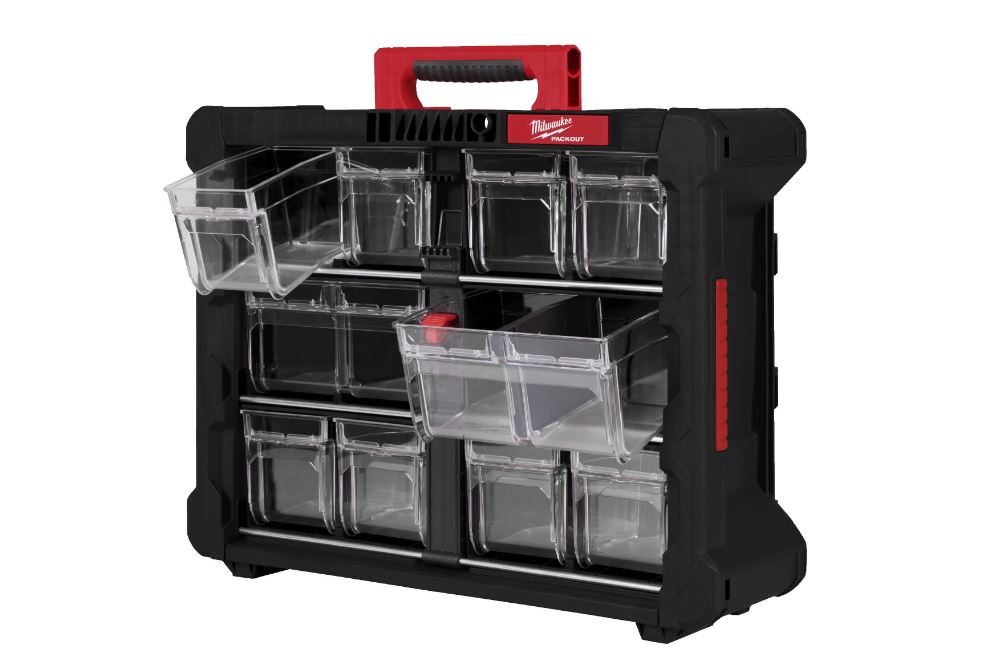 Milwaukee Accessories 4932498323 PACKOUT Hanging/standing organizer with trays