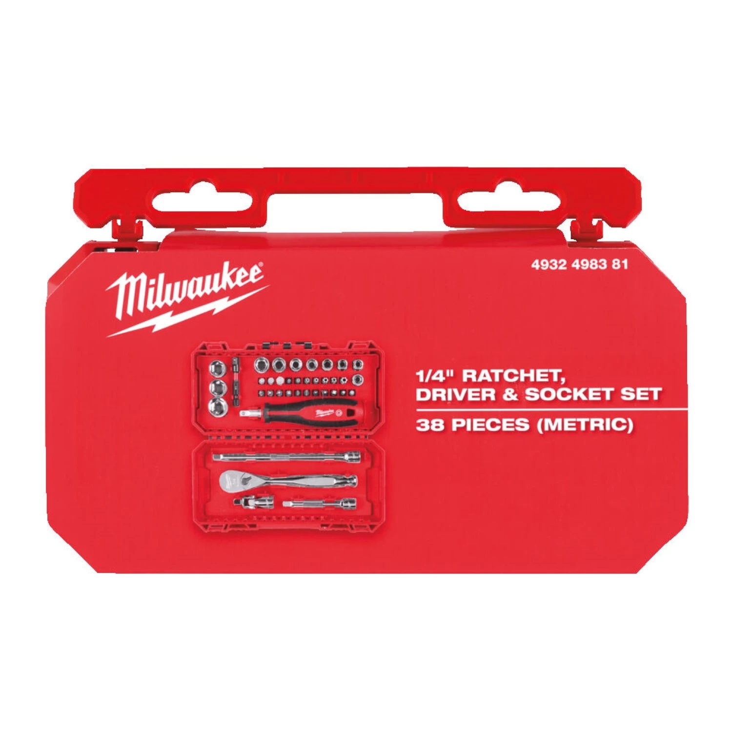 Milwaukee Accessories 4932498381 4932498381 38-piece Socket Wrench