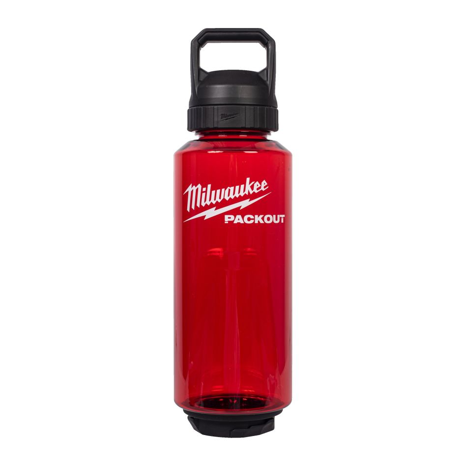 Milwaukee Accessories 4932498638 PACKOUT 1420 ml Plastic bottle with drinking cap red