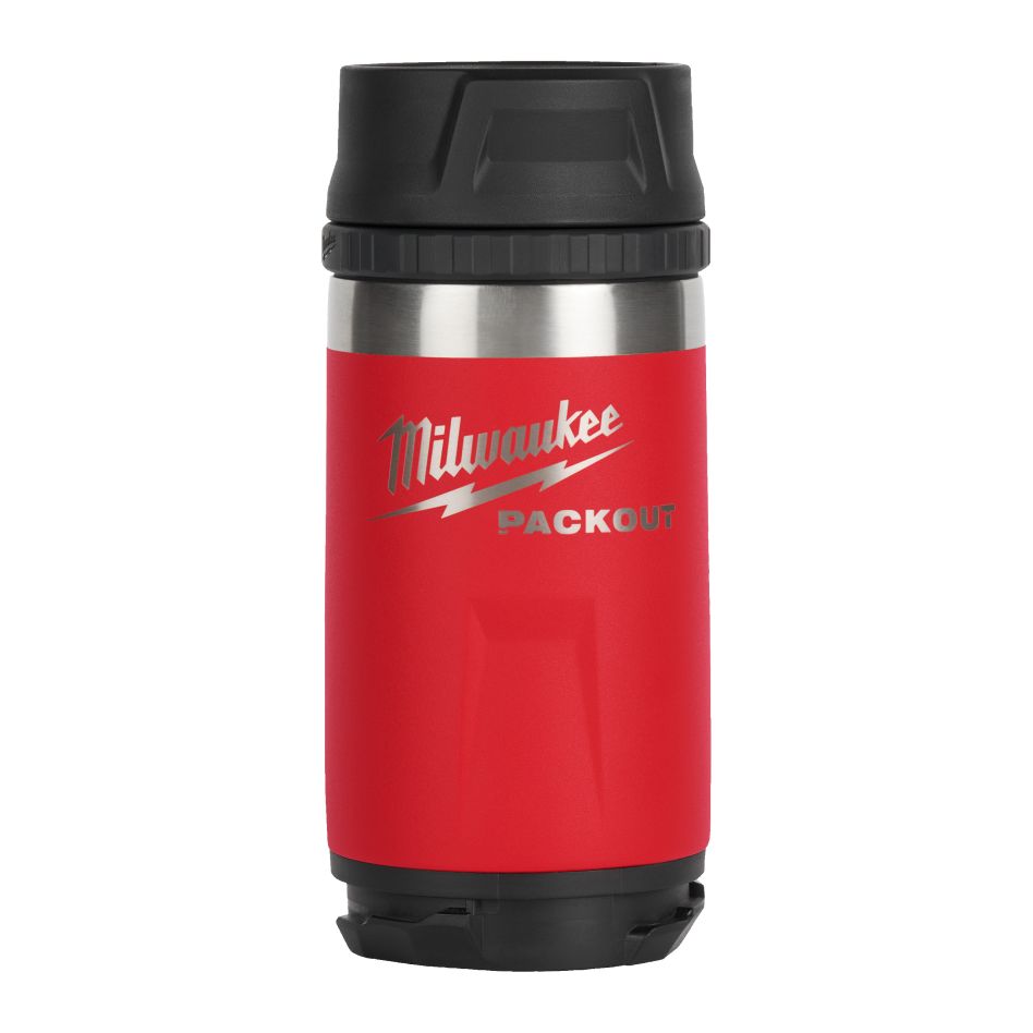 Milwaukee Accessories 4932498977 PACKOUT™ 355 ml bottle with drinking cap red
