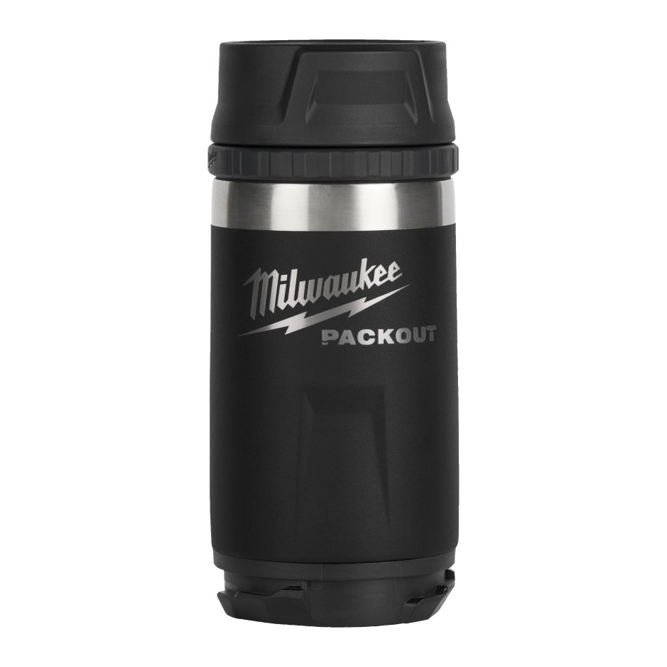 Milwaukee Accessories 4932498978 PACKOUT™ 355 ml bottle with drinking cap black