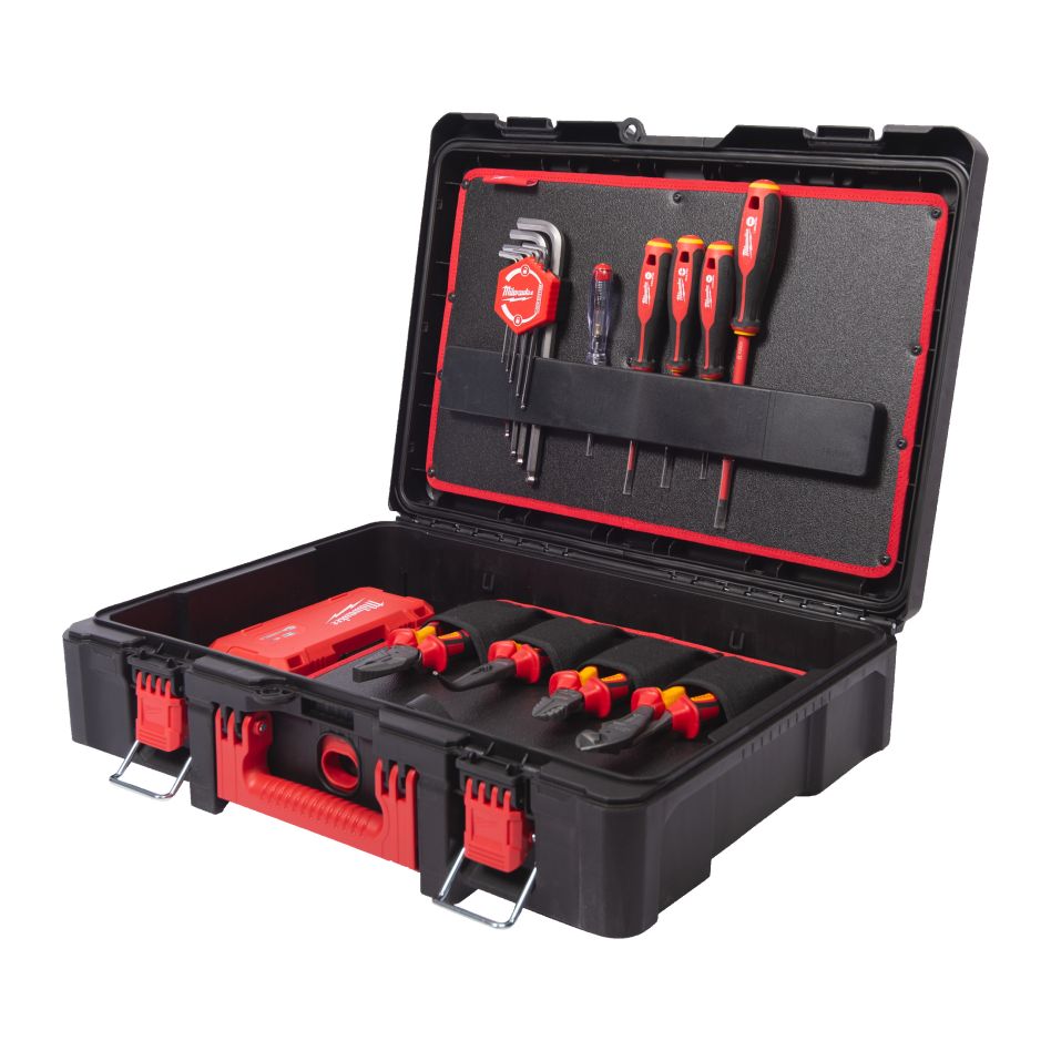 Milwaukee Accessories 4932499466 PACKOUT Electricians kit 62-piece
