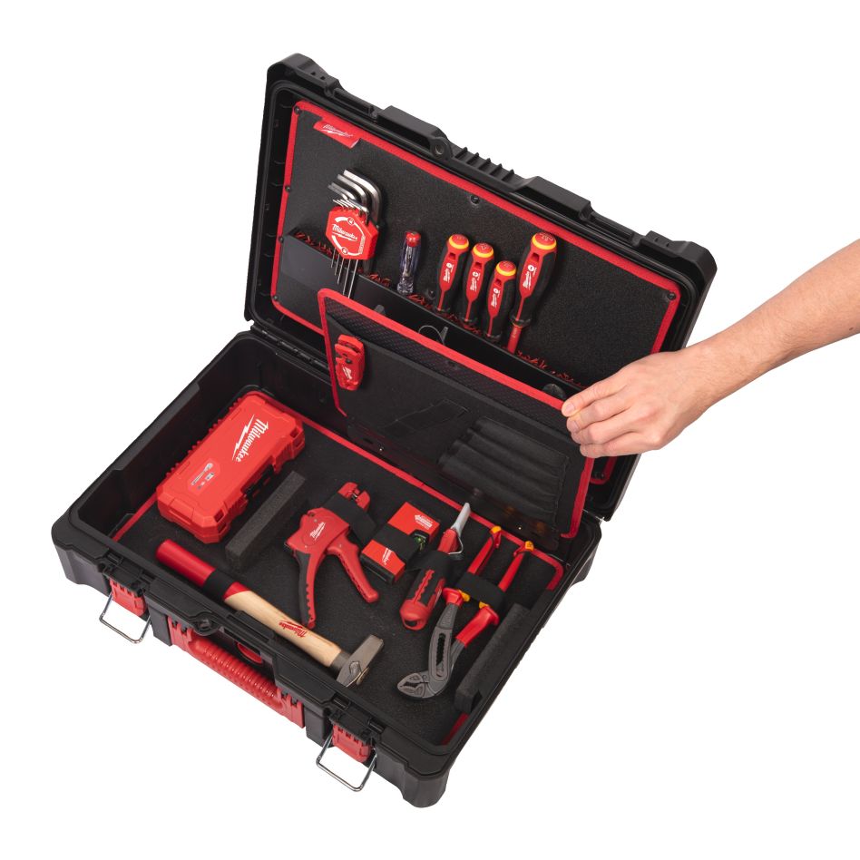 Milwaukee Accessories 4932499466 PACKOUT Electricians kit 62-piece