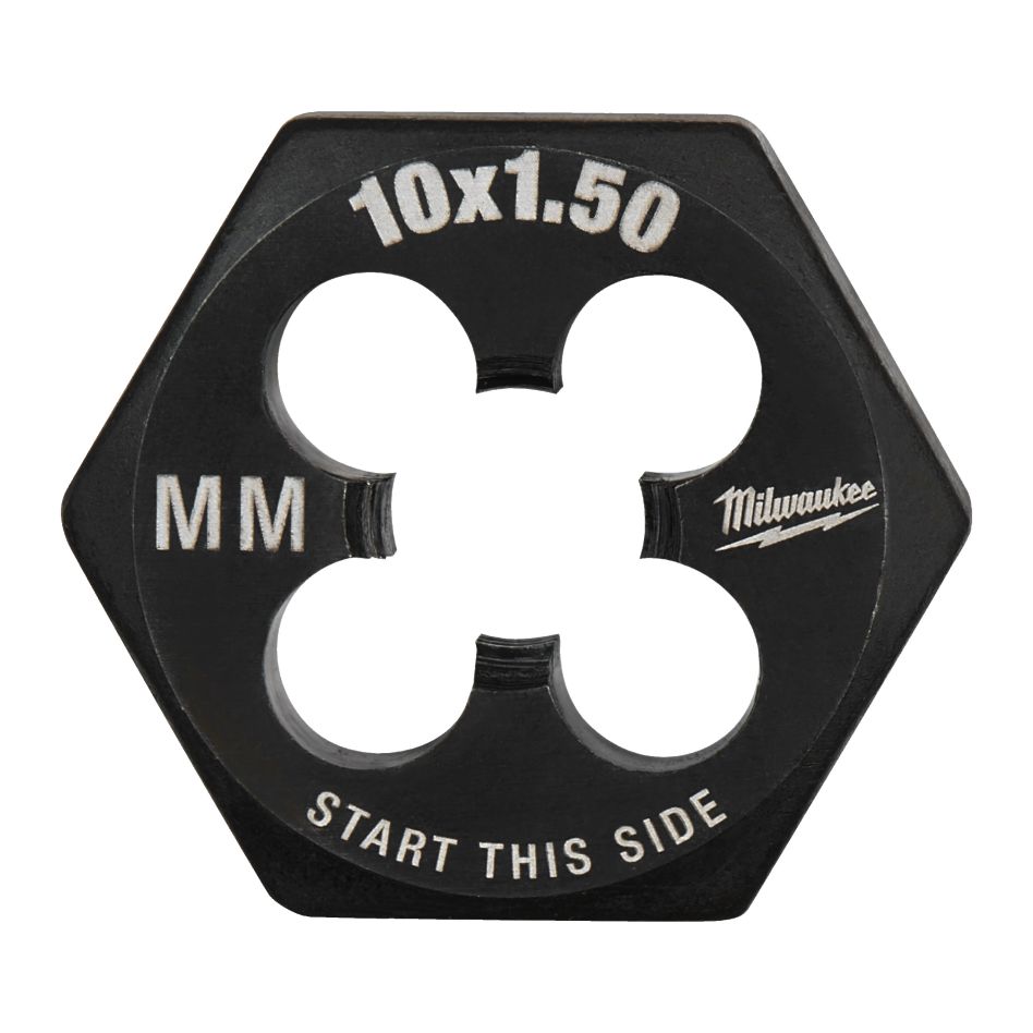Milwaukee Accessories 4932500620 Metric hexagonal thread cutting dies M10 1.50 mm