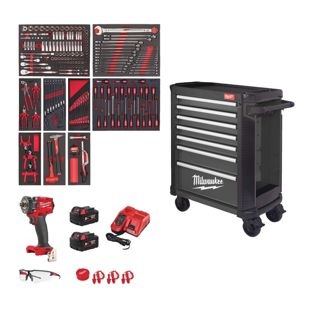 Milwaukee Accessories 4932500743 TOOLGUARD™ Filled Tool Trolley (246-piece)