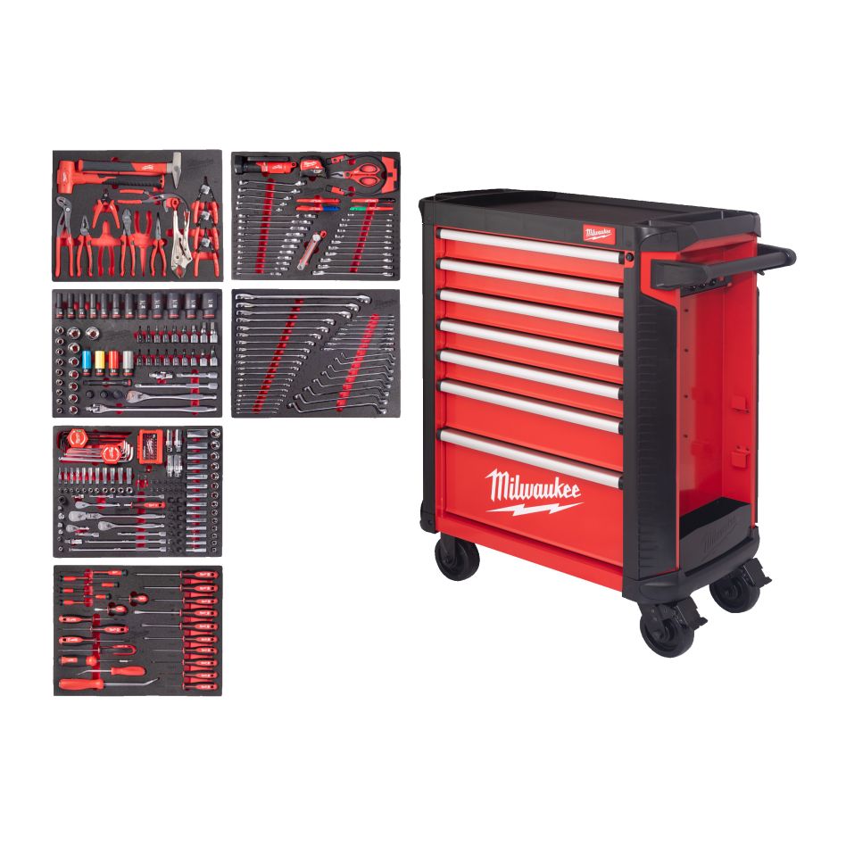 Milwaukee Accessories 4932500753 TOOLGUARD Stocked Tool Cart (337-piece)