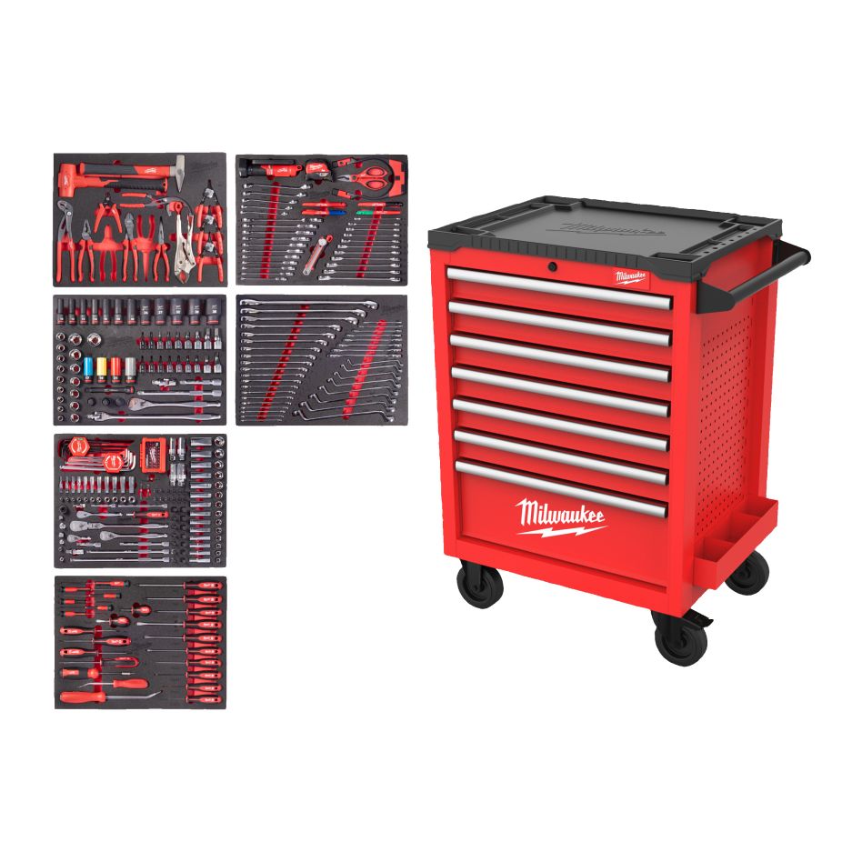 Milwaukee Accessories 4932500754 TOOLGUARD Stocked Tool Cart (337-piece)