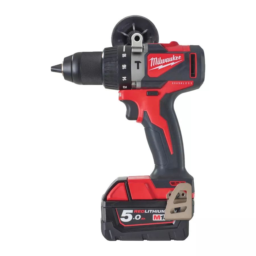 Milwaukee 4933464517 M18 BLPD2-502X Brushless Cordless Impact Drill 18V 5.0 Ah Li-Ion 4933464560