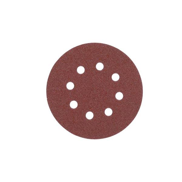 Milwaukee Accessories 4932492177 Sandpaper Velcro fastening 125 mm K 240 8 holes 10 pieces