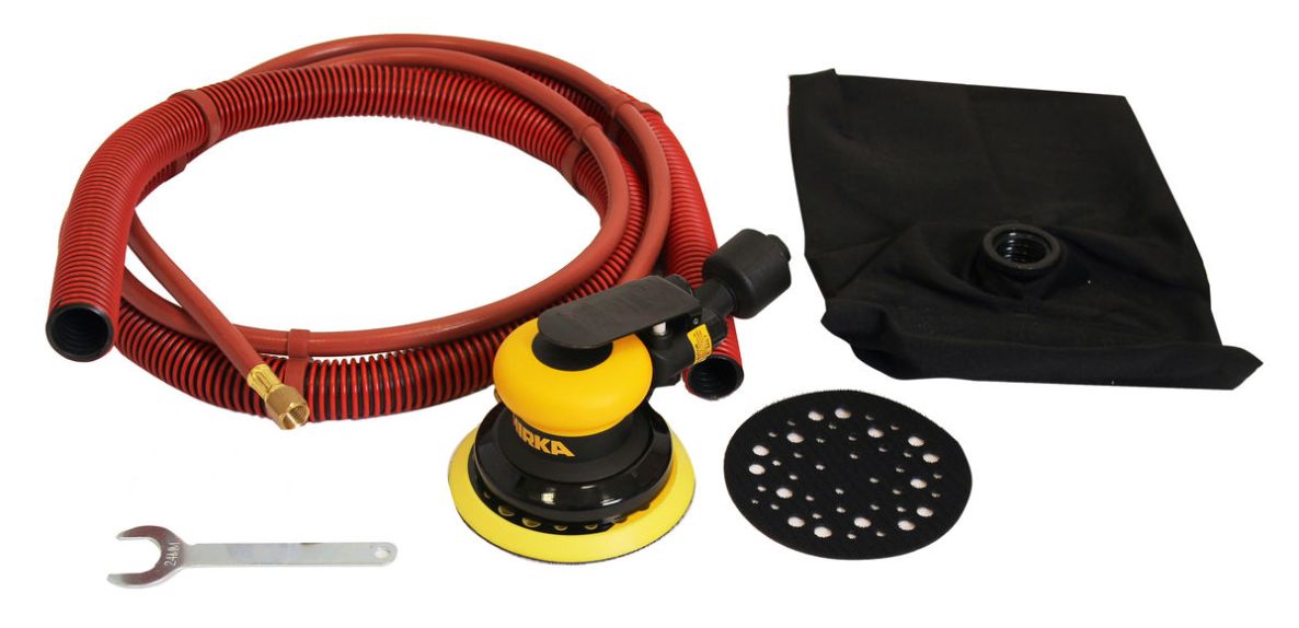 Mirka 8992800111 ROS 550DB Pneumatic Eccentric Sander 125mm with dust bag Stroke 5.0 in box