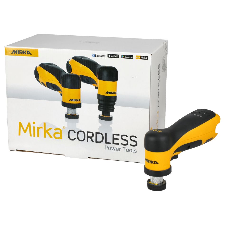 Mirka 8991150312WB AROS-B 150 Eccentric Accu Spot Repair Sander 32mm stroke 5.0 excl. battery and charger in box