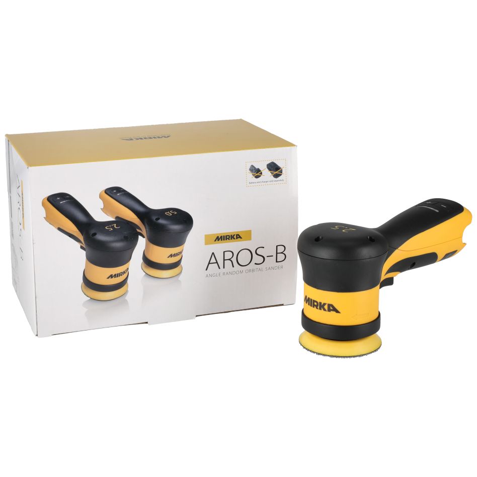Mirka 8991153252 AROS-B 325 Accu eccentric sander 12V 77mm Stroke 2.5 excl. battery and charger in box
