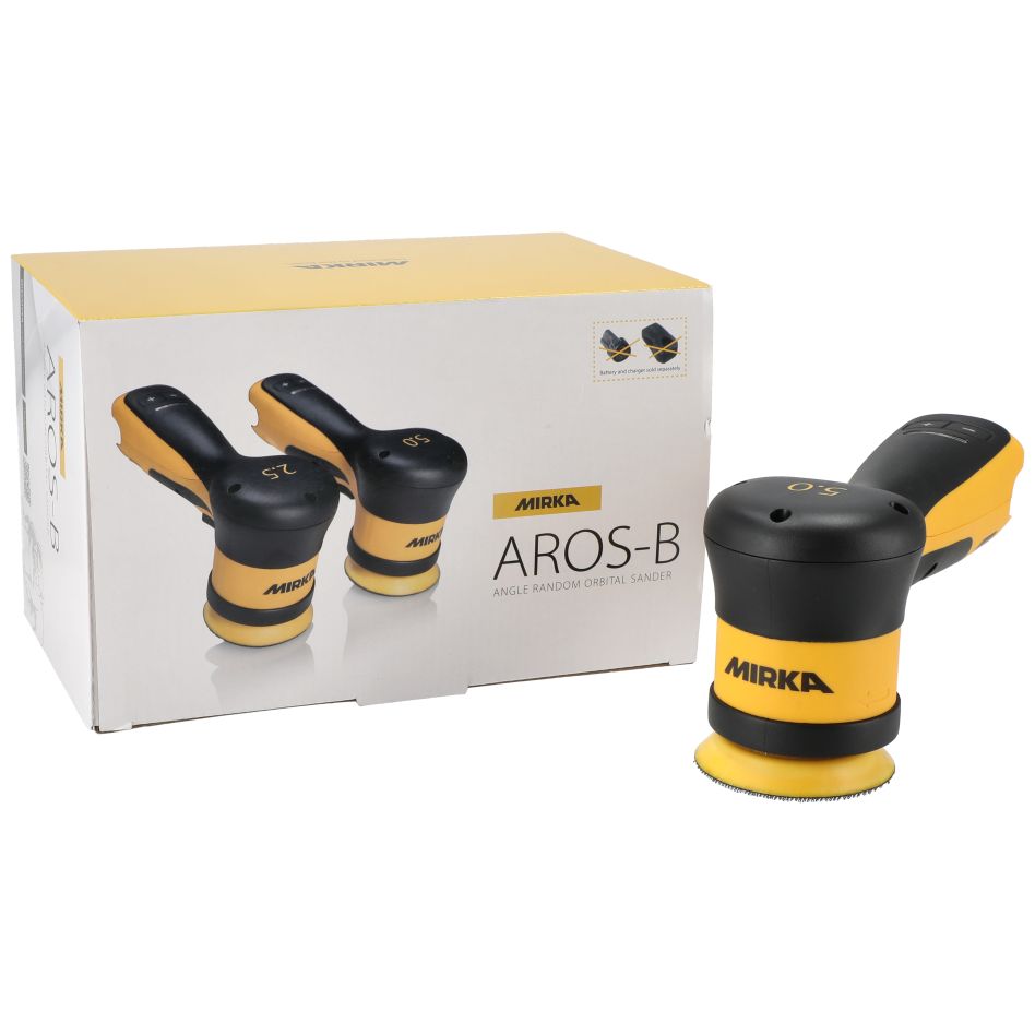 Mirka 8991153502 AROS-B 350 Accu eccentric sander 12V 77mm Stroke 5.0 excl. battery and charger in box