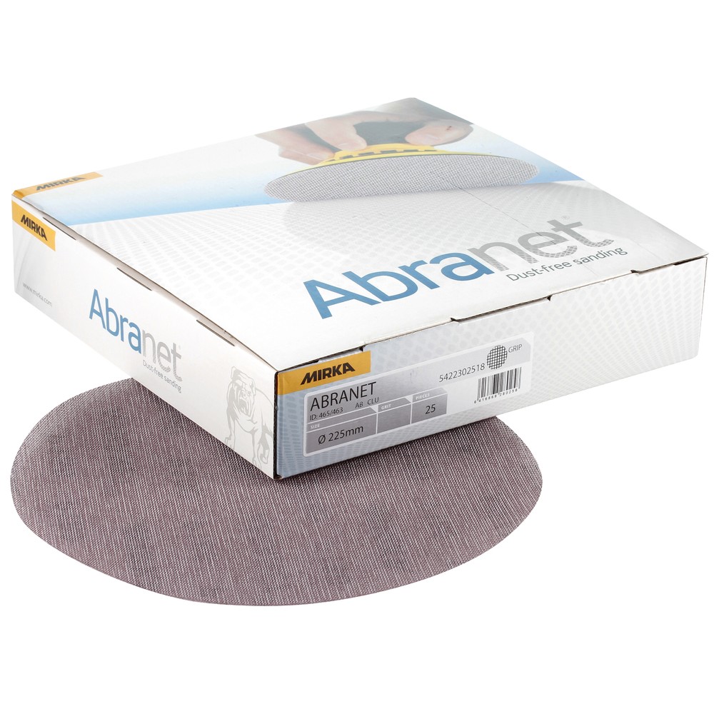 Mirka Accessories 5422302580 2975005 Abranet sanding net 225 mm P80 25 pieces