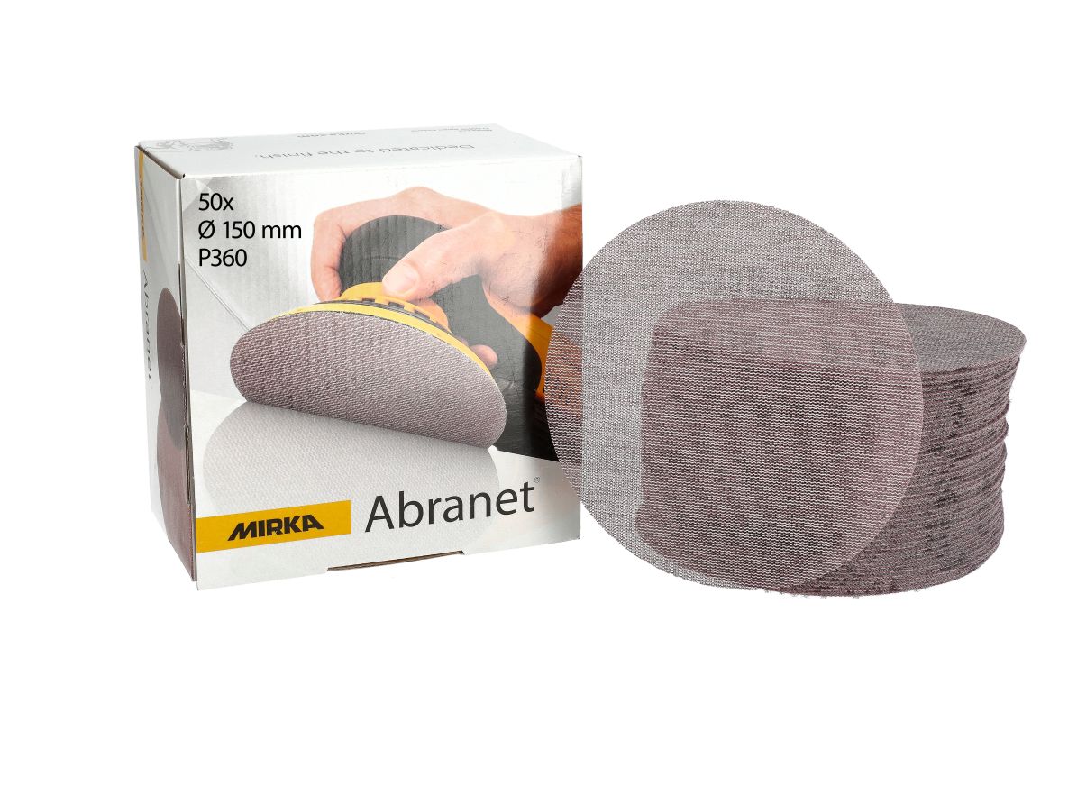 Mirka Accessories 5424105037 ABRANET sanding mesh 150 mm Grip grit P360 50pcs