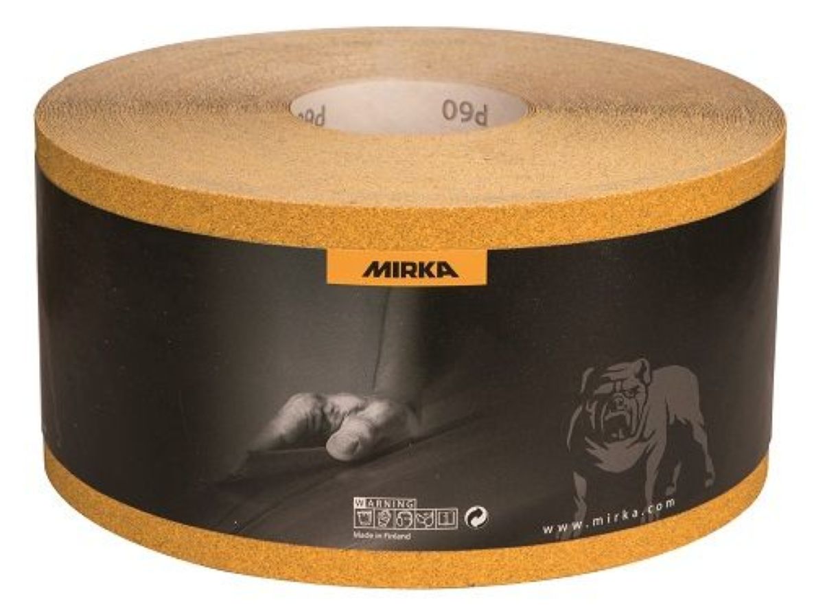Mirka Accessories 2351100122 GOLD Sandpaper 115 mm x 50 m on roll grit P220