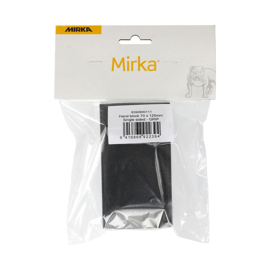 Mirka Accessories 8390800111 Sanding block 70x125mm Grip-shaped