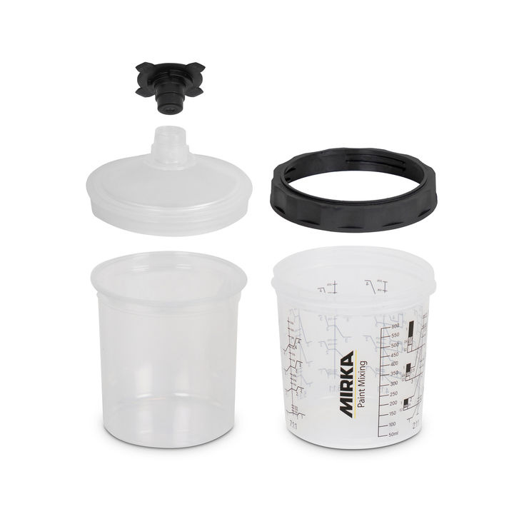 Mirka Accessories 9190170650 Paint cup system 650ml filter lid 125µm 50pcs