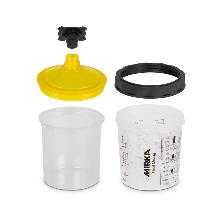Mirka Accessories 9190172180 Paint cup system 180ml filter lid 190µm 50pcs