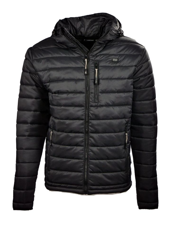 MJSY14001TON Jacket with hat Black