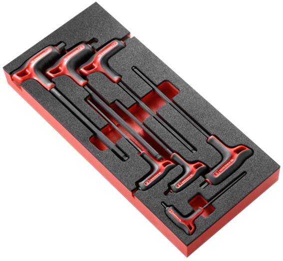 Facom MODM.84TZSA MODULE T hex key set with ball head 7-Piece
