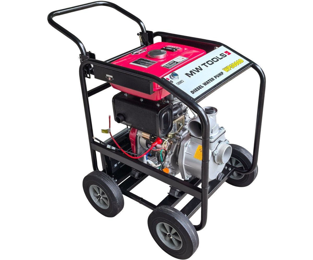 Metal Works 724562278 WP5000D Water Pump 3" - 50,000 L/H – 6 PK diesel - electric start