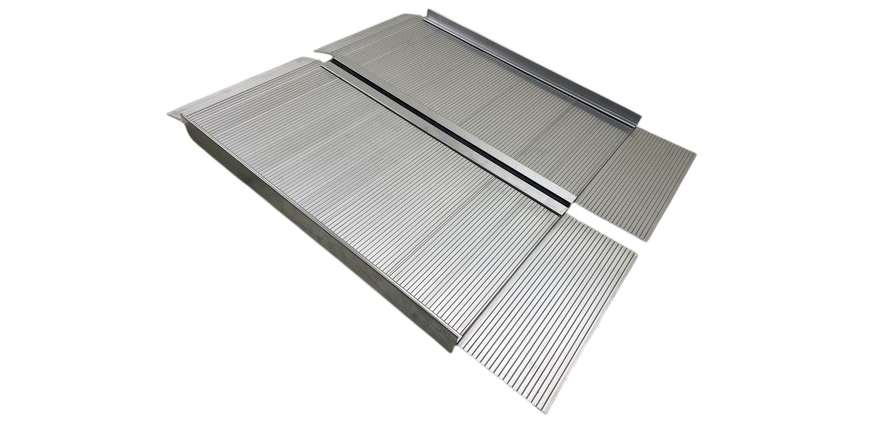 mwtools 754751850 ARP20060 Aluminum wheelchair ramp 2-fold 400kg 600x740mm
